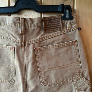 Vintage Ralph Lauren carpenter maxi skirt